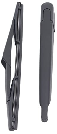 Rear Wiper Arm Blade Nut Set, Rear Windshield Wiper Arm and Wiper Blade 1273395 Windscreen Wiper Arm Blade Replacement for Opel Astra H Corsa E