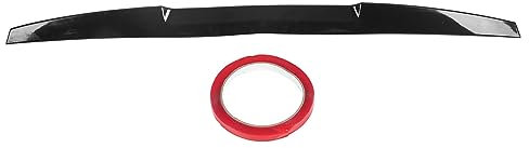 Spoiler Baule Posteriore, Spoiler per Baule Posteriore in Gomma per Auto, Labbro Nero, Rivestimento Esterno per Auto, Accessorio Aerodinamico Universale per la Modifica Dell'auto