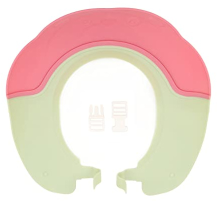 Protector de Baño para bebé, Protector para el Cabello para Lavado de Niños, Impermeable, de Silicona, Elástico, Ala Ancha, Protector de Ducha Ajustable para bebé, Gorro de Baño,
