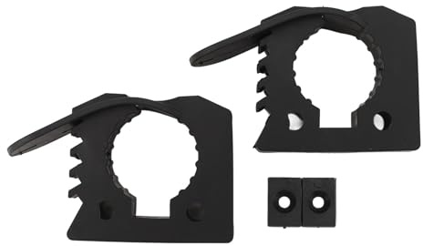 Shovel Holder, Quick Release Rubber Clamp Mount, Molle Panel Rubber Clamp for 1in-1.5in Diameter Mounting Tools & Equipment, for Off Road Trucks, UTV, ATV, 4X4 Parts, RV, Train