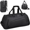 Gym Sports Bag, Waterproof Duffel with Shoe Compartment & Wet Pocket, 40.6L Large-Capacity Holdall Travel Bag for Men & Women, Multipurpose with Shoulder Strap & Backpack Option