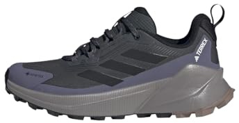 adidas Mujer Terrex Trailmaker 2 Gore-Tex Hiking Shoes, Carbon/Core Black/Preloved Violet, 38 2/3 EU