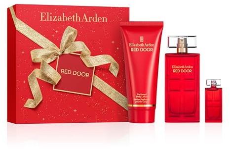 Elizabeth Arden Red Door Set Trio Eau de Toilette 50 ml, Körperduft, blumiger Duft, Reisegröße, Geschenk für Damen