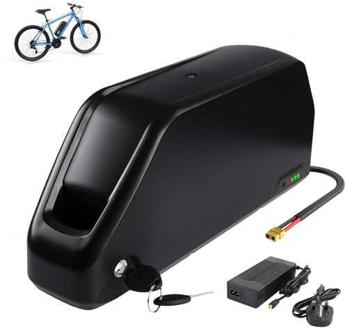 Ebike Battery with Smart BMS, E bike Battery with Fast Charger in UK Warehouse, 60V 20Ah Lithium Electric Bike Batteries with 50A BMS & LG Cell for 250W-2200W Bafang & Other Ebike Conversion Wheel