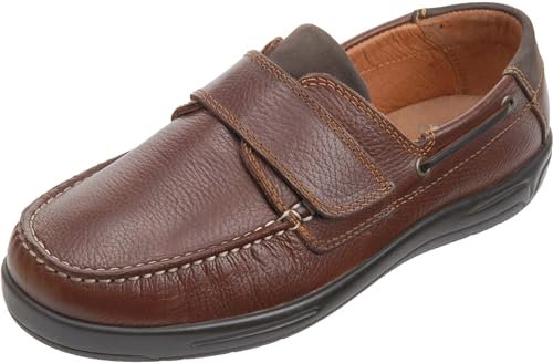 Cosyfeet Woody - Chestnut - 11-3H - Extra Wide Men's Shoes