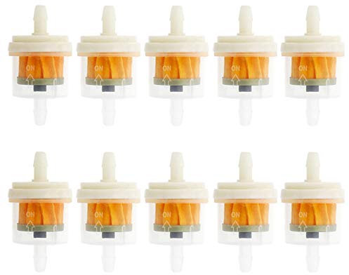 10 Stücke Benzinfilter,otorrad benzinfilter mofa,Kraftstofffilter universal,Motorrad Gas Kraftstofffilter,Motorradgasfilter,Filter für Rasenmäher Motorrad Roller Mofa