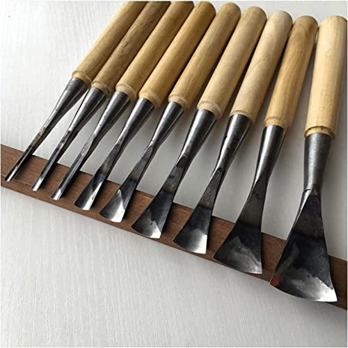 Herramientas de excavación de madera, herramientas de mano de talla de raíz de talla de madera, herramientas de talla profesional, conjunto de herramientas de procesamiento de obras de arte, herrami