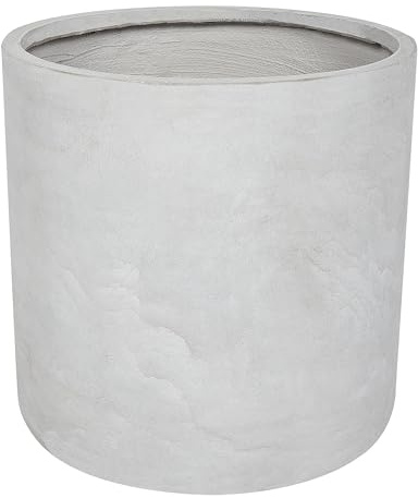 Outdoor Blumentopf Beton-Optik grau rund 51 x 51 x 50 cm Modern Messene