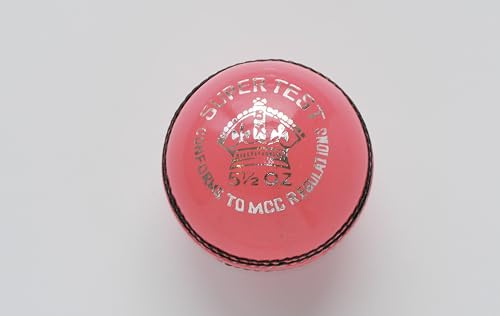 Cricketboll – Rosa läder matchningskvalitet (vuxen)