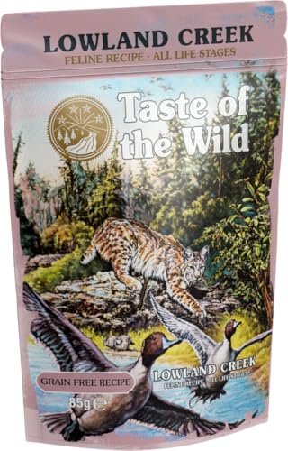 Taste of the Wild Gato Lowland Creek Trozos En Salsa Bolsa 12 x 85 g