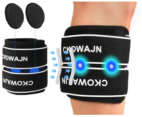 CKOWAJN Sciatica Pain Relief Devices, Sciatica Pain Relief Brace for Sciatic Nerve Pain with Dual Adjustable Pressure Pads Targeted Compression for Relief, Knee Brace for Men Women