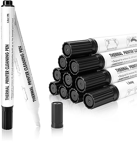 BIHYM Thermal Printer Cleaning Pen, Universal Thermal Print Head Cleaning Kit for POS & Card Printer, Thermal Receipt (3PCS)