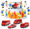 Feuerwehrmann Figuren, 17 Stück Feuerwehr Deko Kindergeburtstag, Kuchendeko Tortenfiguren, Feuerwehrmann Geburtstags, Tortenaufleger Feuerwehr Feuerwehrmann für Kinder Geburtstag Torten Deko Zubehör