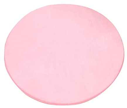 Tapis de jeu ronds pour tentes pour enfants Parc 40 pouces Tapis rond rose pour tente de jeu Missingift Tapis circulaire Tapis de tente pour enfants pour chambres d'enfants Tapis de jeu rose 100