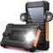 Solar Powerbank 26800 mAh mit Saugnapfhalterung, Solar Ladegerät Externe Akkus 3 USB Anschlüsse mit Taschenlampen Dauerlicht/SOS/Stroboskop wasserdichte Outdoor Powerbank für Handy