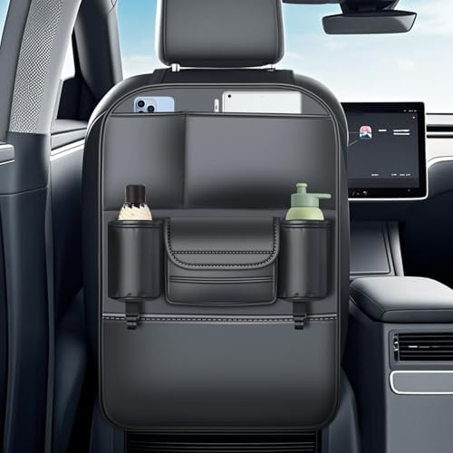 ZLXMRUT Car Seat Kick Mat for Ford Mondeo Turnier 5 (V) I 2014-2022, Backrest Protector Seat Back Cover Mud Dirt Guard Scuff Pad Interior Accessory Organizer