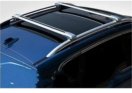 Barras de Techo 2 Barras De Techo para Benz para Clase C W204 5 Puertas Estate 2007-2014 Laterales Aleación Aluminio Rieles Transversales Portaequipajes Portaequipajes Barras Transversales(C)