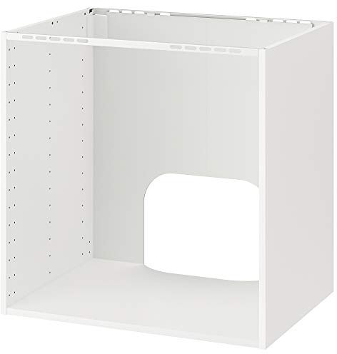 Mobile base METOD per forno/lavello da incasso, 80x60x80 cm, bianco
