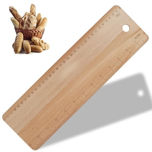 Planche de transfert de pain en bois - Outils de fabrication de pain français - 38,1 cm - Plateau de transfert pour pizzas, biscuits, pâtisseries - Garde la pâte en forme - Planche de cuisson à pain