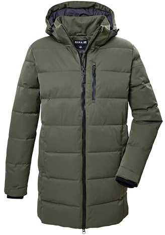 G.I.G.A. DX Hombre Parka acolchada/parka funcional con capucha con cremallera GW 10 MN QLTD PRK, oliv, 3XL, 41872-000
