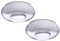 yuwqqoajv Bol en Verre Transparent pour Fleurs, Plantation d'eau, Bol Transparent pour Fleurs de Lotus Fleurs pour Pot élégant pour vitrine de Plantes, 25 cm, 25 * 25 * 10CM