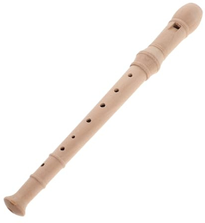 Hemobllo Wooden Recorder for Boys and Girls Alto Recorder Instrument Beginner's Flute for Boy Girl Musical Educational Toy Flute Music Instrument for Music Practice and Learning