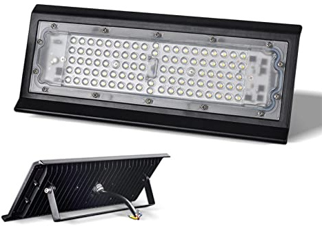 LED Flood Light Spotlight Utomhus Trädgård Landskapsbelysning Led(50W White Shell)