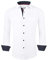 Alex Vando Mens Dress Shirt Wrinkle Free Regular Fit 4-Way Stretch Button Down Shirts, White, Large