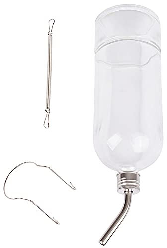 PETGARD Trinkflasche Kleintiertränke Nagertränke Wasserspender Wasserflasche aus Glas 950 ml