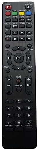 Nouvelle Remplacement Brandt Télécommande adaptée à Brandt TV B3232HD B3234HD B4306UHD B5006UHD B5506UHD B5806UHD B2450HD - Aucun Réglage Requis