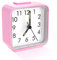 Ankilo Analog Wecker Klein, Zeiger Wecker Analog Uhr Leise Ohne Ticken,Wecker mit Schlummerfunktion, Nachtlicht, Batteriebetrieben Tragbarer Wecker für Schlafzimmer Wohnbereich Büro Reisen Rose