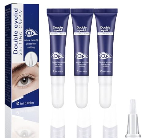 Double Eyelid Defining Cream, Eyelid Styling Cream 2025, Augenlid-Lift-Creme zur Vergrößerung der Augen, Augenlid -Formungscreme, Long Lasting and Waterproof Lid Lifting Treatment for Eye Lids (3)