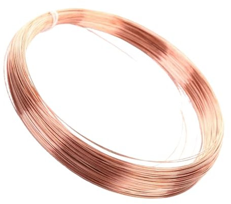 ECOLFE Kupferdraht, T2 Reiner Kupferdraht, Durchmesser 3 mm-5 mm, Länge 5 Meter Kupferdraht for die DIY-Herstellung von Perlen for Gartenpflanzen(Diameter 3.5 mm)