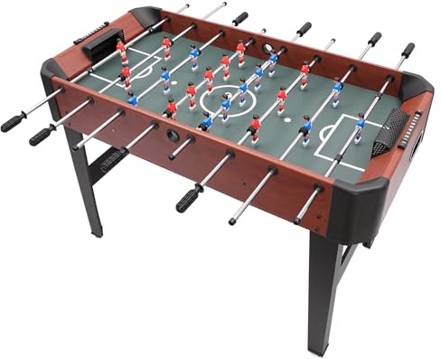 MIUKYUI Futbolín de mesa de 1,2 m, la mesa de futbolín definitiva para el hogar con estabilidad profesional, incluye pelotas, juguete perfecto para adultos y niños a partir de 6 años