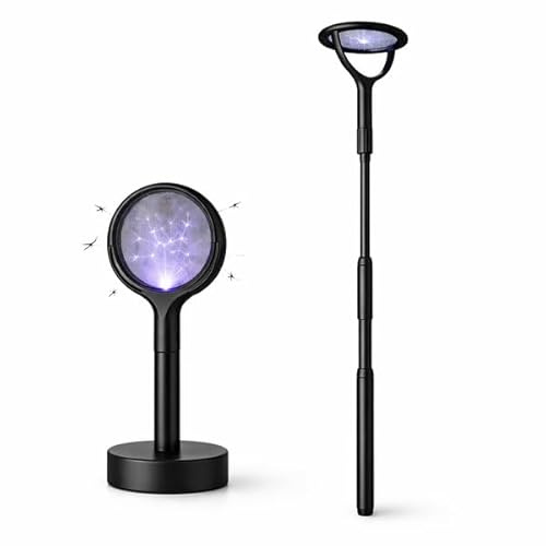 Scacciamosche Telescopico Estensibile 34-62 cm, Racchetta per Mosche e Insetti, Paletta Antizanzare per Interni ed Esterni | SWATFORCE