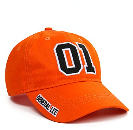 Nofonda Casquette de Baseball, Général Lee 01, Good OL, avec Appliques Brodées, Ajustable&Unisexe&Snapback -Adulte, Boy (Orange)