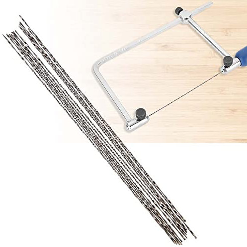 Lames De Scie à Chantourner Sans Ergot Spiralée, Lame De Scie A Chantourner Sans Ergot 12pcs Défilent Les Lames De Scie Avec Des Dents En Spirale Pour La Coupe Du Bois En Plastique En Bois,