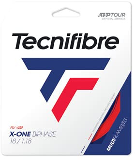 Tecnifibre X-One Biphase Tennis String 1.24mm Black - 12m Set