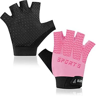 Bumobot Kids Fingerless Sport Cycling Glove, Non-Slip Toddler Half Finger Fishing Gloves for Child Climbing Riding Biking Outdoor Sports