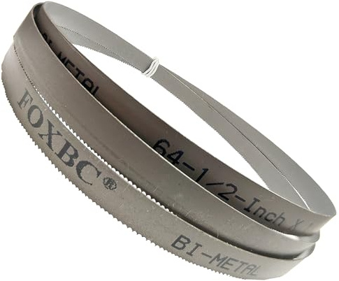 FOXBC 64-1/2 Inch Metal Cutting Bandsaw Blade 14 TPI, 64-1/2-Inch X 1/2 X 0.02 Fits Most 6 x 4 Band saws