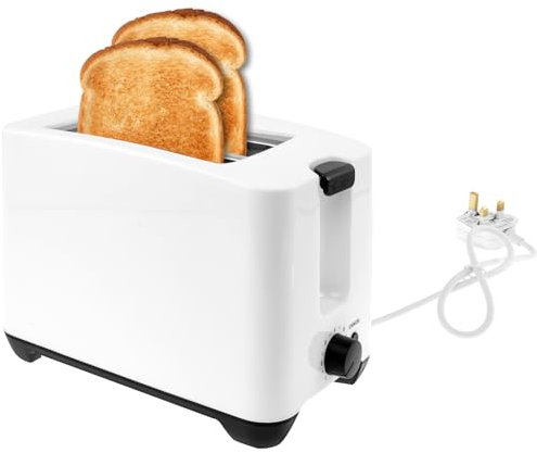 2 Slice Toaster Wide Slot 7 Browning Settings Compact Bread Toaster with Removable Crumb Tray, Auto Cut Off, Cancel Button Safe, 750w Multifunction Toaster for Bagels Toast Crumpets Sandwich