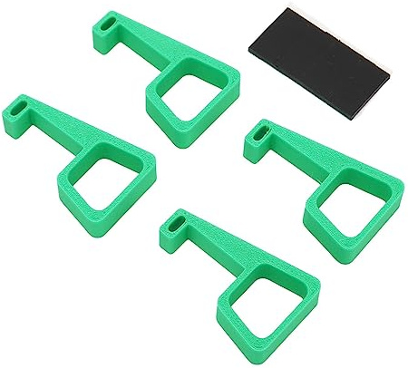 Generic Soporte para Pies de Enfriamiento para Consola de Juegos, Accesorios de 4 Piezas, Soporte para Pies de Elevación Horizontal, Patas de Enfriamiento (GREEN)