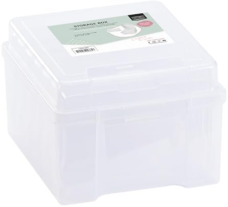 Vaessen Creative Staubox, Aufbewahrungsbox, Sortierbox mit 16 Boxen, Ordnungssystem, Transparent f�r Bastelutensilien, Bastelwerkzeuge Aufbewahrung Schmuck Und Spielzeug