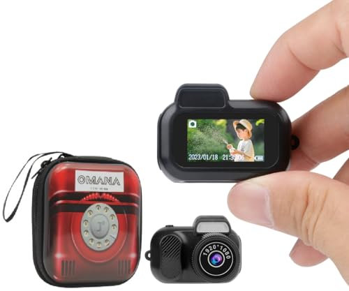 Mini porte-clés pour appareil photo numérique avec écran LCD Full 1080P HD 32GB Carte Monoreflex CMOS Petit enregistreur vidéo portable compact