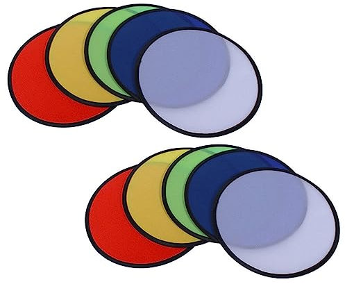 Milisten 10st Pocket Flugscheibe Wurfscheibe Für Haustiere Interessantes Scheibenspielzeug Lustige Geburtstagsgeschenke Kauspielzeug Für Hunde Handventilator Kind Haushalt Polyester Zubehör