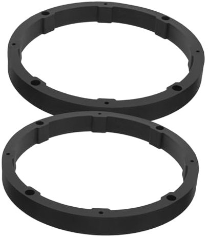 GETAJGHSD Anillos Adaptadores De Altavoz 2 Piezas 6,5 Pulgadas Adaptador Plástico Para Altavoces De Automóvil Instalación Sencilla Accesorios Vehículo