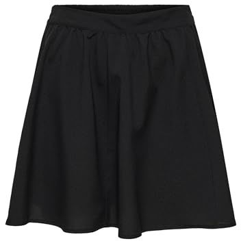 Onlnova Life Vis Bellis Skirt Solid, svart, S