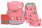 LÄSSIG 7-teiliges Schulranzen Set Kinder/School Set Slim Unique pink