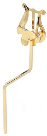 Sassofono Contralto, Morsetto in Lega Sul Supporto per Spartiti Sassofono di Sassofono Elegante Strumento Portatile Oro per Sassofono Alto e Tenore con Materiale in Lega
