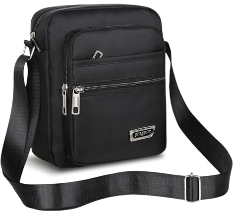 Lesbyit Lightweight Men's Shoulder Bag Waterproof Crossbody Sling Bag